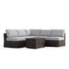 Wicker Sectional Sofa With Cushions And Table Wicker Sectional Sofa With Cushions And Table