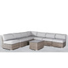 Wicker Sectional Sofa With Cushions And Table Wicker Sectional Sofa With Cushions And Table