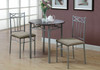 Dining Table Set Small Round 3 Pieces Set Dining Table Set Small Round 3 Pieces Set