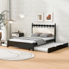 Storage Platform Bed With 2 Big Drawers & Trundle