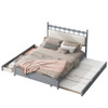 Storage Platform Bed With 2 Big Drawers & Trundle