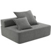 Frame For Oversized Modular U Shaped Sectional, Floor Couch Convertible Compressed Couch Spacious Foam Filled Sofa