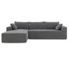 Free Combination Minimalist Style Modular Sectional, Wrinkle Resistant Couch Set L Shaped Compressed Sofa For Living Room