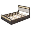 Platform Bed With Trundle And 2 Drawers Platform Bed With Trundle And 2 Drawers