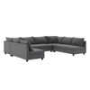 Modular Sectional Reversible U Shaped Couch Set, Free Combination Minimalist Style Oversized 8 Seat Convertible Sofa Modular Sectional Reversible U Shaped Couch Set, Free Combination Minimalist Style Oversized 8 Seat Convertible Sofa