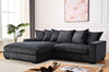 Luxe - Oversized 2 Piece Sectional Couches For Living Room, L Shaped Sofa With Chaise