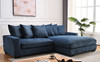 Luxe - Oversized 2 Piece Sectional Couches For Living Room, L Shaped Sofa With Chaise