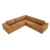 Modular Sectional With Wide Seat Free Combination L Shaped Couch Set Cloud Upholstered Minimalist Boneless Sofa Modular Sectional With Wide Seat Free Combination L Shaped Couch Set Cloud Upholstered Minimalist Boneless Sofa