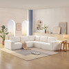 Modular Sectional With Wide Seat Free Combination L Shaped Couch Set Cloud Upholstered Minimalist Boneless Sofa Modular Sectional With Wide Seat Free Combination L Shaped Couch Set Cloud Upholstered Minimalist Boneless Sofa