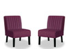 Reese - Mid-Century Modern Accent Chairs With Minimalist Design (Set of 2)