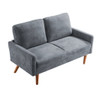 Loveseat Sofa, European Style With Sleek Design, Modern & Vintage Flair, Upholstered 2 Seater Couch