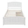 Platform Bed & Headboard, Footboard And Wood Slat Support
