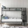 Stairway Bunk Bed With Storage And Guard Rail For Bedroom Stairway Bunk Bed With Storage And Guard Rail For Bedroom