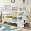 Stairway Bunk Bed With Storage And Guard Rail For Bedroom Stairway Bunk Bed With Storage And Guard Rail For Bedroom