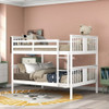 Bunk Bed With Ladder For Bedroom, Guest Room Furniture Bunk Bed With Ladder For Bedroom, Guest Room Furniture