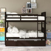 Bunk Bed With Ladder For Bedroom, Guest Room Furniture Bunk Bed With Ladder For Bedroom, Guest Room Furniture