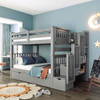Bunk Bed With Shelves And 6 Storage Drawers Bunk Bed With Shelves And 6 Storage Drawers