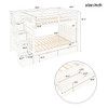 Bunk Bed With Shelves And 6 Storage Drawers Bunk Bed With Shelves And 6 Storage Drawers