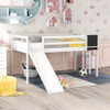 Loft Bed With Slide, Stair And Chalkboard Loft Bed With Slide, Stair And Chalkboard