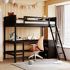 Loft Bed With Shelves With Desk Loft Bed With Shelves With Desk