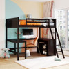 Loft Bed With Shelves With Desk Loft Bed With Shelves With Desk