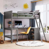 Loft Bed With Shelves With Desk Loft Bed With Shelves With Desk