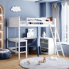 Loft Bed With Shelves With Desk Loft Bed With Shelves With Desk