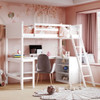 Loft Bed With Shelves With Desk Loft Bed With Shelves With Desk