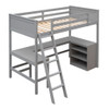 Loft Bed With Shelves With Desk Loft Bed With Shelves With Desk