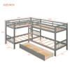 L Shaped Bunk Bed With Drawers L Shaped Bunk Bed With Drawers