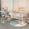 Loft Bed With Desk And Shelves Loft Bed With Desk And Shelves