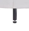 Upholstered Platform Bed With LED Light, Frame Slatted