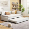Upholstered Daybed, Sofa Bed Frame, No Box Spring Needed Upholstered Daybed, Sofa Bed Frame, No Box Spring Needed