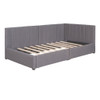 Upholstered Daybed, Sofa Bed Frame, No Box Spring Needed