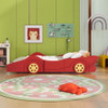 Race Car Shaped Platform Bed & Wheels
