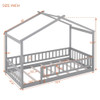 Bed House Bed Frame With Fence Bed House Bed Frame With Fence