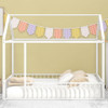 Metal Bed House Bed Frame With Fence Metal Bed House Bed Frame With Fence