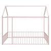 Metal Bed House Bed Frame With Fence Metal Bed House Bed Frame With Fence