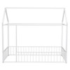 Metal Bed House Bed Frame With Fence Metal Bed House Bed Frame With Fence