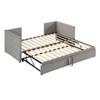 Twin Size Upholstered Daybed With Pop Up Trundle Twin Size Upholstered Daybed With Pop Up Trundle