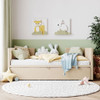 Twin Size Upholstered Daybed With Pop Up Trundle Twin Size Upholstered Daybed With Pop Up Trundle