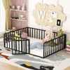 Metal Floor Bed Frame With Fence And Door Metal Floor Bed Frame With Fence And Door