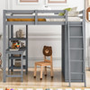 Loft Bed With Wardrobe And Desk And Shelves Loft Bed With Wardrobe And Desk And Shelves