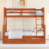 Bunk Bed With Ladders And 2 Storage Drawers Bunk Bed With Ladders And 2 Storage Drawers