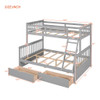 Bunk Bed With Ladders And 2 Storage Drawers Bunk Bed With Ladders And 2 Storage Drawers