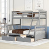 Bunk Bed With Ladders And 2 Storage Drawers Bunk Bed With Ladders And 2 Storage Drawers