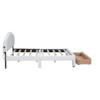 Upholstered Platform Bed With Drawer