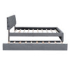 Upholstered Platform Bed With Trundle
