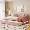 Design Upholstered Daybed With Light And Trundle Design Upholstered Daybed With Light And Trundle