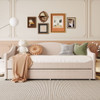 Design Upholstered Daybed With Light And Trundle Design Upholstered Daybed With Light And Trundle